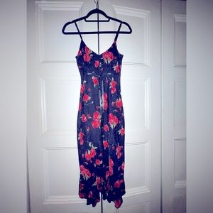 BEBE Sleeveless Printed Floral Dress